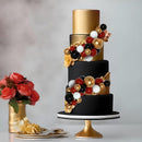 75 Pieces Cake Balls Topper Decorations Foam Cupcake Topper Mini Balloon Cake Topper Picks for Deco Birthday Party Wedding（Black, Red, Gold, White） by TinyTreasures Baby Boutique