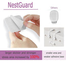Upgraded No Drill Adhesive Furniture Anchor, Adjustable Anti Tip Furniture Wall Straps for Baby Proofing & Pets, Secure to Playroom, 4 Pack by TinyTreasures Baby Boutique