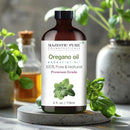 Majestic Pure Oregano Essential Oil with Glass Dropper - Huge 4 Fl Oz - 100% Pure and Natural Oregano Oil - Premium Grade Essential Oils for Diffuser, Aromatherapy, Soap and Candle Making by CozyNest Decor