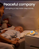 2025 Mom's Choice Awards, Portable Sound Machine for Baby Adult, AI Cry Detection, 18 Soothing Sound, Bluetooth Rechargeable White Noise Machine for Home Office Travel, Nursery Light, Blue by TinyTreasures Baby Boutique