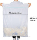 Tenn Well Extra Large Mesh Laundry Bags, 2 Pack 43 x 35 inch Jumbo Delicates Bag for Washing Machine, Large Mesh Bags for Delicates, Coats, Blankets, Bedding, Toys, Pet Items by TinyTreasures Baby Boutique