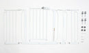 Regalo 56-Inch Extra WideSpan Walk Through Baby Gate, Includes 4-Inch, 8-Inch and 12-Inch Extension, 8 Piece Set - 4 Pack of Pressure Mounts and 4 Pack of Wall Cups and Mounting Kit, White by TinyTreasures Baby Boutique