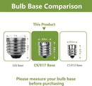 50Pack C9 Replacement LED Light Bulbs, Strawberry Christmas Bulb 2700K Soft White Shatterproof & Waterproof Outdoor String Light Bulbs, E17 Candelabra Base Edison Bulbs for Holiday Decoration by GreenHaven Gardens