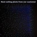 Glow in The Dark Stars Decals Decor for Ceiling 633 Pcs Realistic 3D Stickers Starry Sky Shining Decoration Perfect for Kids Bedroom Bedding Room Gifts(Blue) by TinyTreasures Baby Boutique