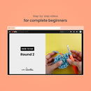 The Woobles Crochet Kit for Beginners - Easy Arts and Crafts Knitting & Crochet Animals Kit As Seen On Shark Tank - Kiki The Chick by TinyTreasures Baby Boutique