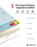 Baby Play Mat, Foldable Play Mats for Babies and Toddlers, Waterproof & Anti-Slip Baby Floor Mat for Tummy Time, Baby Mat for Floor with Travel Bag for Indoor Outdoor 71x59x0.4 inches by TinyTreasures Baby Boutique