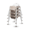 Foundations Secure Sitter Feeding Chairs Multipack, No-Tip Feet, 3-Point Adjustable Harness, Removable Tray, Easy to Clean, Stackable Feeding Chairs, 3 Pack (11 inch) by TinyTreasures Baby Boutique