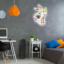 POP LED Neon Sign, Battery & USB Operated - Okay Neon Sign Wall Decor, Hands Off Home, Bedroom Decoration by CozyNest Decor