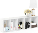 Furinno Luder Bookcase / Book / Storage , 5-Tier, White by TinyTreasures Baby Boutique