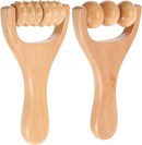 2pcs Wooden Massage Rollers Trigger Point Roller Muscle Relaxation Bead Massage Tools for Neck Back Leg Foot Arm by CozyNest Decor