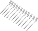 Crab Stainless Steel Forks,Escargot Fork 3 Prong Tasting Appetizer Forks Portable Cocktail Salad Fruit Forks for Party Travel,Set of 12, 5 Inches (12 Pcs) by CozyNest Decor