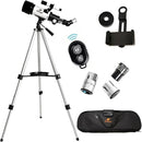 Gskyer Telescope, 70mm Aperture 400mm AZ Mount Astronomical Refracting Telescope for Kids Beginners - Travel Telescope with Carry Bag, Phone Adapter and Wireless Remote. by TinyTreasures Baby Boutique