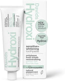 Davids Hydroxi Fluoride Free Nano Hydroxyapatite Toothpaste for Remineralizing Enamel & Sensitive Relief, Whitening, Antiplaque, SLS Free, Natural Peppermint, 4 oz, Made in USA by CozyNest Decor