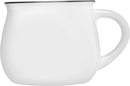 DISCOUNT PROMOS Glazed Campfire Coffee Mugs 12 oz. Set of 10, Bulk Pack - Perfect for Coffee, Tea, Espresso, Hot Cocoa, Other Beverages - White by CozyNest Decor