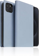 D8 Full Grain Leather Wallet Case for iPhone 15 - [2-in-1] Handcrafted Detachable Diary Style with Magnetic MagSafe Back Cover, Gift Box Included (Powder Blue) by TinyTreasures Baby Boutique