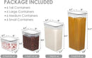 Vtopmart Airtight Food Storage Containers with Lids, 24 pcs Plastic Kitchen and Pantry Organization Canisters for Cereal, Dry Food, Flour and Sugar, BPA Free, Includes 24 Labels，Gray by CozyNest Decor