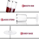 Ciaell 12 Pack Plastic Wine Glasses - 14 Oz Plastic Wine Glasses with Stem - Square Silver Disposable Stemmed Glass for Parties & Weddings & Outdoors by CozyNest Decor