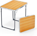 VINGLI 2.3FT Small Camping Table，Portable Camping Table with Carrying Handle, Picnic Table Foldable Table Essentials for Indoor Outdoor by GreenHaven Gardens