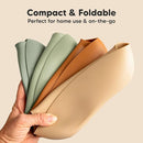 KeaBabies 2-Pack Silicone Baby Bibs for Eating - Sturdy Food-Grade Silicone Bibs for Babies Girl, Boy, Large Food Catcher, Clean & Put On Easily, Waterproof Toddler Feeding Essentials (Sage) by TinyTreasures Baby Boutique