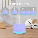 300ML Air Diffuser for Essential Oils, Ultrasonic Aromatherapy Diffuser, Remote Control Aroma Diffuser Humidfer, 7Color Changing LED Light,Auto-Off, Timer for Home, Bedroom, Office, Kids. by TinyTreasures Baby Boutique