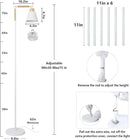 HMVPL Grow Lights for Indoor Plants Full Spectrum, Plant Lights for Indoor Growing with 20W COB Grow Light Blub, 4/8/12H Timer, Standing Tall Grow Lamp for Middle Large Plants(75'', Height Adjustable) by GreenHaven Gardens