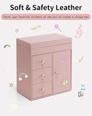 Vlando Musical Jewelry Box for Girls, Large Kid Music Box with Ballerina for Birthday Bedroom Decor, 4 Layer Girl Jewelry Gifts for Girls Kids - Pink by TinyTreasures Baby Boutique