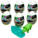The Eggmazing Egg Decorator The DinoMazing Dinosaur Egg Refill - for The DinoMazing Egg Decorating Spinner by EggMazing - Egg with Mystery Dinosaur and Non-Toxic Slime - 6 Eggs by TinyTreasures Baby Boutique