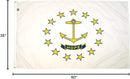 FlagSource Rhode Island Nylon State Flag, Made in the USA, 3x5' by GreenHaven Gardens
