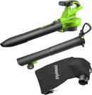 Greenworks 40V (230 MPH / 505 CFM) Cordless Brushless Leaf Blower/Vacuum with Bag, High Power, Lightweight & Quiet for Yard Debris Cleanup, Battery and Charger not included by GreenHaven Gardens