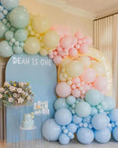 Pastel Balloons Arch Garland Kit, 146PCS Pastel Balloons 4 Sizes 18/12/10/5 Inch, Macaron Rainbow Balloon Arch Kit for Unicorn Birthday Baby Shower Wedding Easter Party Decorations by CozyNest Decor