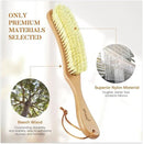 BFWood Clothes Brush - Bristle Lint Brush for Suits, Cashmere, Wool, Velvet, Suede and Pet Hair - Large Beech Wood Handle by CozyNest Decor