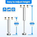 Garbage Disposal Support, Adjustable Spring Shock Absorber Bracket (11.02-14.56inch (28-37cm)), Holds Up tp 440lbs, Stainless Steel Noise Reduction Installation Kit by CozyNest Decor