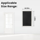Adhesive Blackout Curtains- Self Stick Shades Window Blinds Curtains No Rod Needed Easy to Hang Curtains, Use for Bedroom, Living Room, Dining Room, Kitchen, Home Office, 35"W X 59"L, Black, 1 Panel by TinyTreasures Baby Boutique
