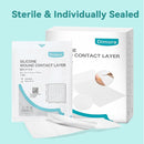 Dimora Silicone Wound Contact Layer, Non-adhering Dressing, Transparent Wound Dressing Pads, 3in x 4in (7.5cm x 10cm), 10 pcs by TinyTreasures Baby Boutique