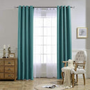 NICETOWN Patio Glass Door Panels - (52 inches Wide x 120 inches Long, Sea Teal, 1 Pair) Blackout Curtains for Bedroom/Living Room, Privacy Panel Drapes for Dining Room and Guest Room by TinyTreasures Baby Boutique