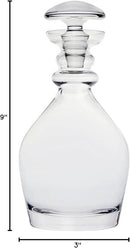 Ravenscroft Crystal | Elegant European-Made Hand-Blown Thomas Jefferson Decanter with Stopper | 100% Lead-Free Crystalline | 47.5 FL Oz | Gift-Boxed by CozyNest Decor