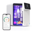 HubiBaby 4-in-1 UVC Cleaner and Dryer for Baby Bottles XL Large Inner Capacity Multifunctional Smart Control with Bluetooth APP by TinyTreasures Baby Boutique