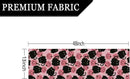 Halloween Table Runner Black Cat Pink Pumpkins Seasonal Kitchen Dining Table Home Outdoor Party Decorations 13x48 Inch by CozyNest Decor