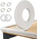 Baby Proof Corners and Edges, (Large 16.5FT Edge +8 Corners) Baby Proofing Corner Guards, Soft Rubber Foam Edge Protector, Furniture Tables Bumper Guard for Baby Safety, Beige by TinyTreasures Baby Boutique