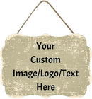 Personalized Custom Wooden Signs with Any Text Name for Home Door Man Cave Bar Family Farmhouse Decorative Home Kitchen Rustic Wall Decor by CozyNest Decor