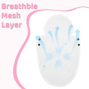 Pro Goleem Breathable 3-in-1 Baby Car Seat Head Support, Soft Infant Car Seat Insert, Carseat Cushion for Newborn, Perfect for Car Seat, Strollers, Swings, Carrier, Bouncer, Pink and White by TinyTreasures Baby Boutique