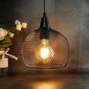JHY DESIGN Hanging Lamp Black Battery Powered Decorative Pendant Lamp Metal Cage Battery Lamp with 6 Hours Timer for Bar Bedroom Garden Parties Patio Indoor Outdoor Living Room(Round) by GreenHaven Gardens