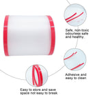 2 PCS Door Pinch Guard for Baby Proofing, Door Protector for Kids Finger Pinch Guard, Door Hinge Cover Door Jam Shield for Child Safety (Frosted 47.24 x 6.69inch) by TinyTreasures Baby Boutique