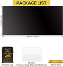 Portable Blackout Shades (118" x 57") 100% Blackout Material Temporary Blackout Blinds/Curtains for Baby Nursery, Bedroom, Window, Dorm Room, Office or Travel Use by TinyTreasures Baby Boutique