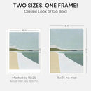 Homeforia 18 x 24 Poster Frame White, High End Oak 18x24 White Wood Picture Frame with Mat 16x20 Photo, 18 x 24 Wooden Frame Matted to 16 x 20, 24x18 Hanging Frames, Tempered Glass, Wall Kit, Set of 1 by CozyNest Decor