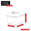 DWËLLZA KITCHEN Airtight Food Storage Containers with Lids – 6 Pieces All Same Size - Pantry Container for Spices, Candy, Nuts, Coffee and Tea, Clear Plastic BPA-Free, Keeps Food Fresh & Dry by CozyNest Decor