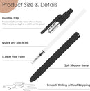 Easter Basket Stuffers for Men, College School Supplies, 0.5mm Black Ink Pens for Journaling, Cool Stuff Gifts for Dad Boyfriend, Birthday Gifts for Men, Valentines Stuff (6pcs Black Gray White) by TinyTreasures Baby Boutique