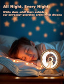Night Light Kids, Astronaut Space Night Light Lamp with 9-Level Cold Warm Light Rechargeable Dimmable Tap Touch Nightlight for Kids Children Toddler Bedroom Bedside Livingroom Desktop by TinyTreasures Baby Boutique