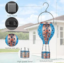 Hanging Solar Lantern,2-Pack Solar Powered Hot Air Balloon Lantern,Hanging Solar Lights Outdoor Waterproof for Lawn Porch Tree Garden Decorations by GreenHaven Gardens