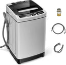 Giantex Full Automatic Washing Machine, 2 in 1 Portable Laundry Washer 1.5Cu.Ft 11lbs Capacity Washer and Spinner Combo 8 Programs 10 Water Levels Energy Saving Top Load Washer for Apartment Dorm by CozyNest Decor